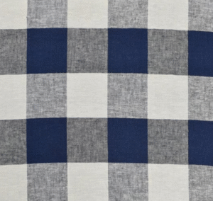 Leinen Karo Blau