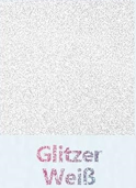 Glitzer Weiß