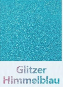 Glitzer Blau